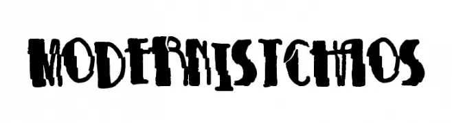 modernist chaos  baixar fontes gratis