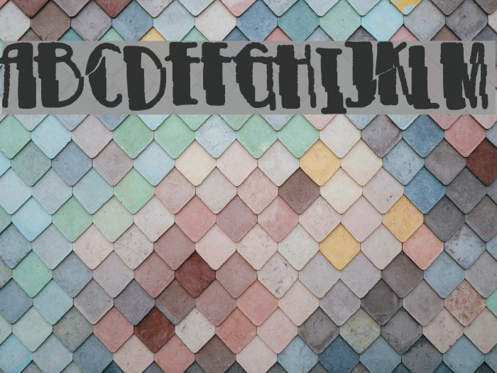 modernist chaos Font examples
