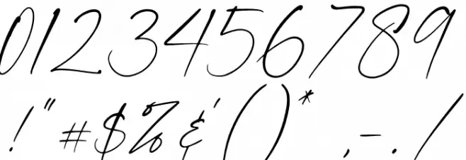 modernline - Personal Use Font OTHER CHARS