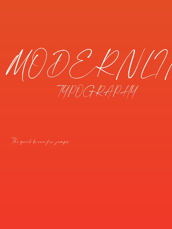 modernline - Personal Use Poster