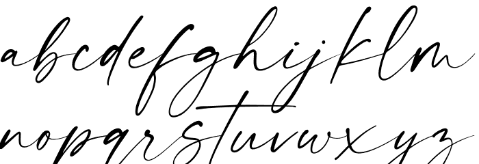 modernline - Personal Use Font LOWERCASE