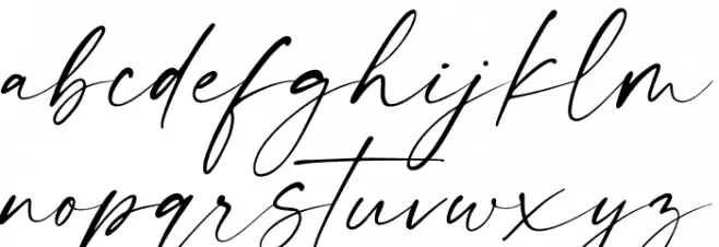 modernline - Personal Use Font LOWERCASE