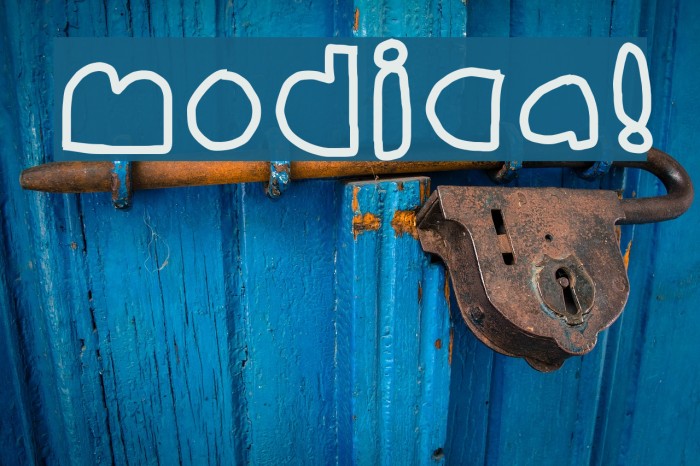 modica! Font examples