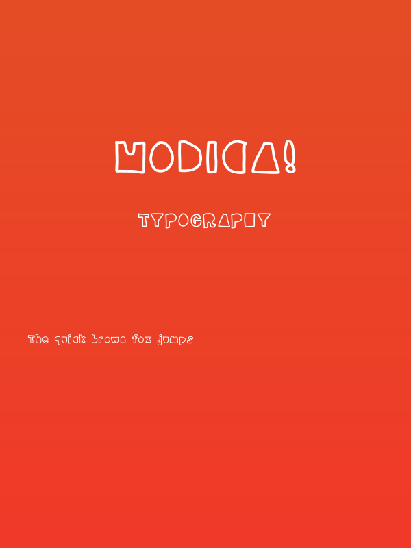 modica! Poster