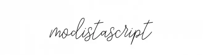 modistascript  Frei Schriftart Herunterladen