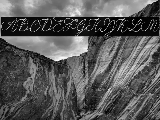 modistascript Font examples