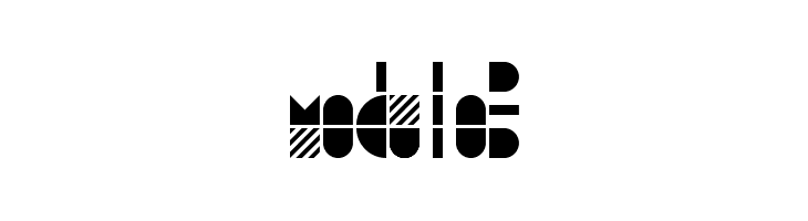 modulo3  font caratteri gratis