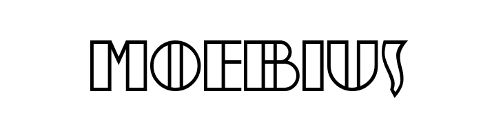 moebius  font caratteri gratis