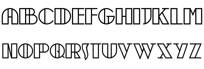 moebius Font LOWERCASE