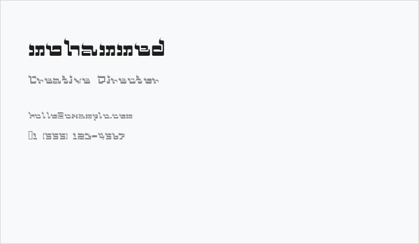 mohammed Business Card