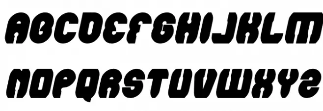 mohr Bold Italic Шрифта ВЕРХНИЙ