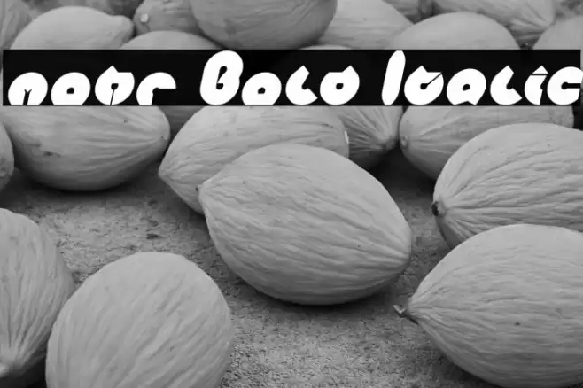 mohr Bold Italic Font examples