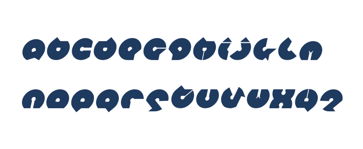 mohr Bold Italic Lowercase