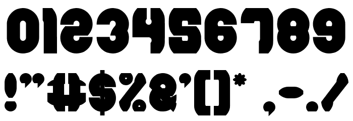 mohr Bold Font OTHER CHARS