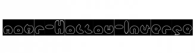 mohr-Hollow-Inverse  Frei Schriftart Herunterladen