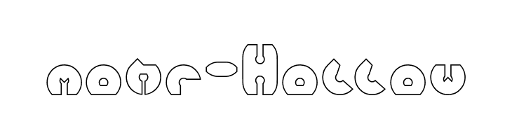 mohr-Hollow  नि: शुल्क फ़ॉन्ट्स डाउनलोड