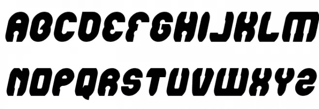 mohr Italic Schriftart Groß