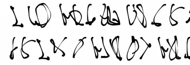 moi خط أحرف كبيرة