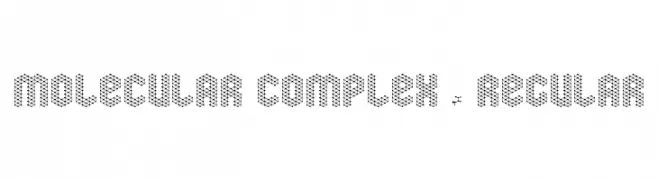 molecular complex 1 Regular  Descarca Fonturi Gratis