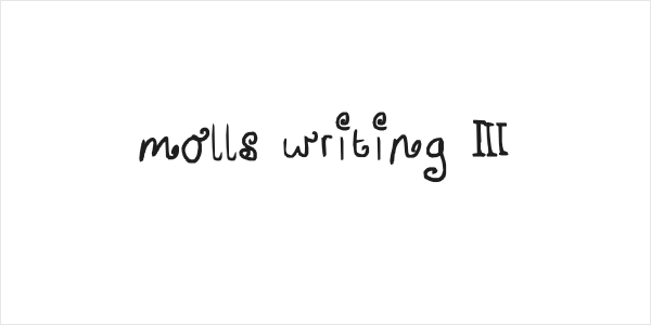 molls writing 3 Logo
