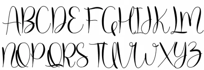 molly willy Schriftart Groß
