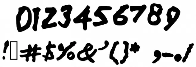 mom Font OTHER CHARS