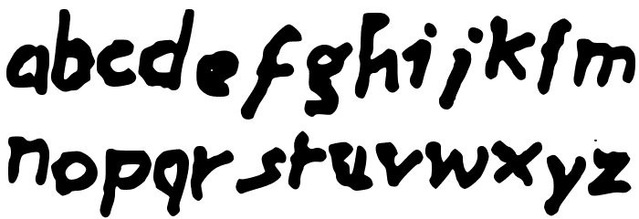 mom Font LOWERCASE