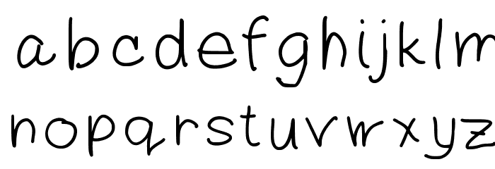 mommy Font LOWERCASE