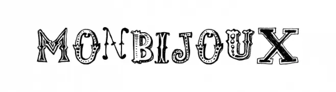 monbijoux  Free Fonts Download