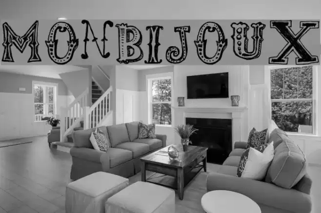 monbijoux Font examples