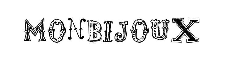 monbijoux  font caratteri gratis
