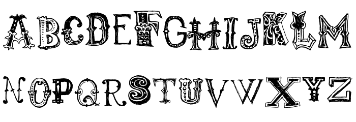 monbijoux Font LOWERCASE