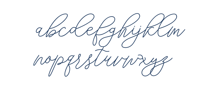 mondayline Lowercase