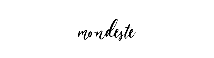 mondeste  font caratteri gratis