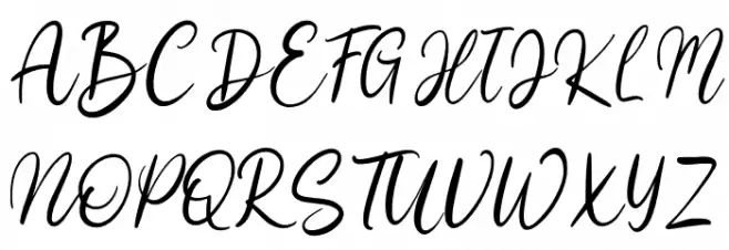 mondeste Font UPPERCASE