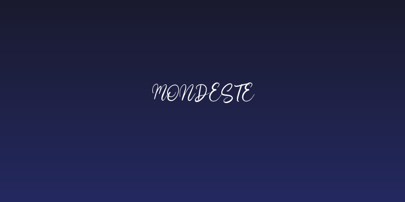 mondeste Social Header