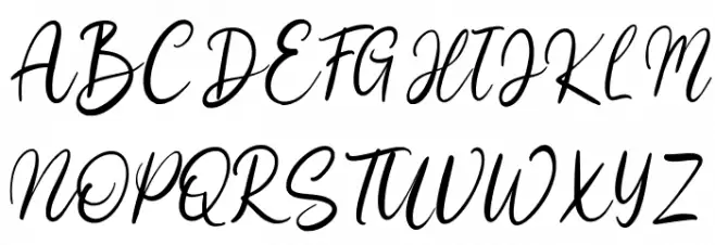 mondeste Font UPPERCASE