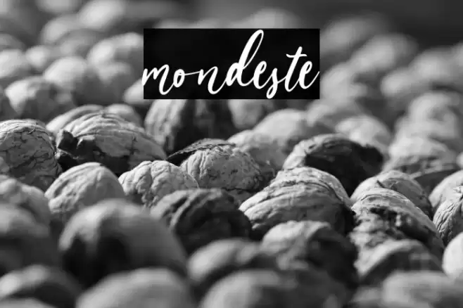 mondeste Font examples