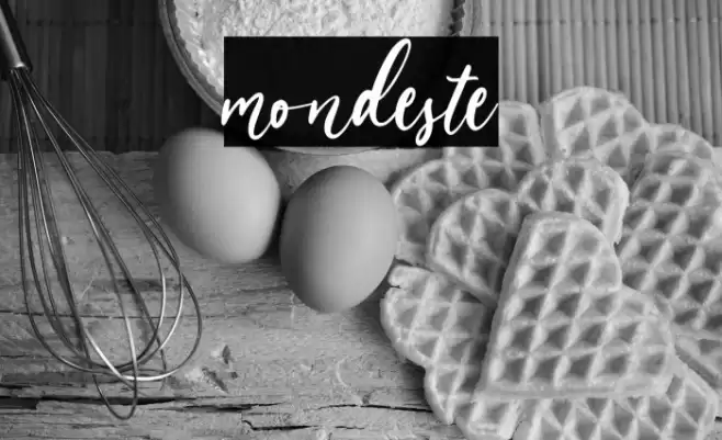 mondeste Font examples