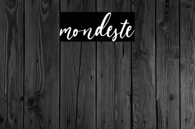 mondeste Font examples
