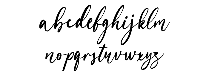 mondeste Font LOWERCASE