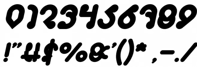 monica Bold Italic Font OTHER CHARS