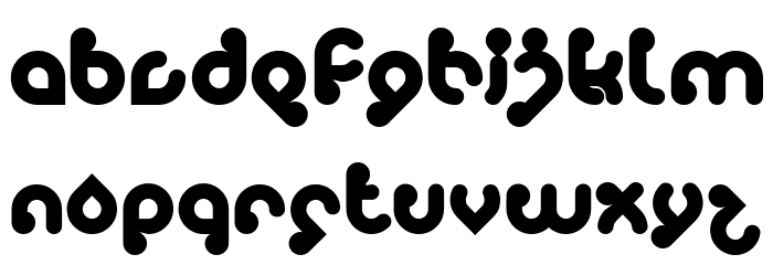 monica Bold Font LOWERCASE