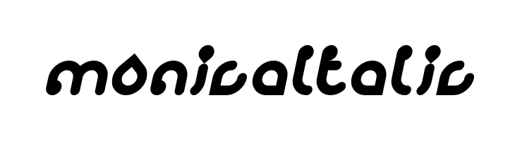 monica Italic  font caratteri gratis