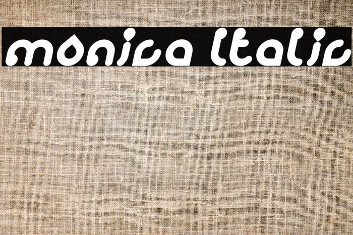 monica Italic Example 2