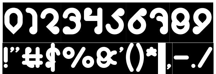 monica-inverse Font OTHER CHARS