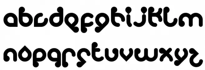 monica 字体 小写