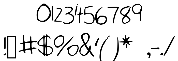 monicagalaxy Font OTHER CHARS
