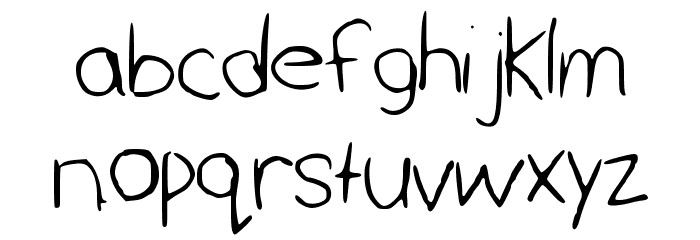 monicagalaxy Font LOWERCASE