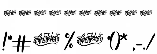 monieta Font OTHER CHARS